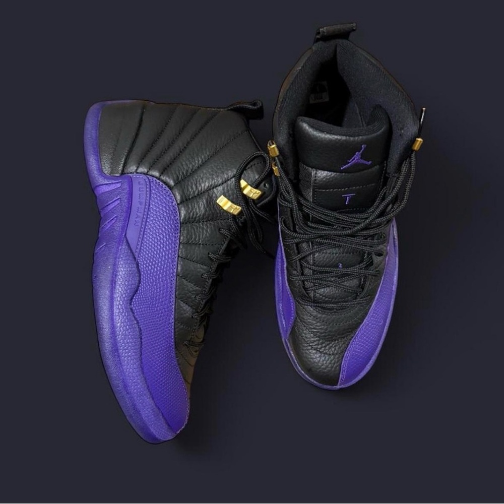 SOLD!Air Jordan 12 Retro Men’s Field Purple High-Top Sneakers